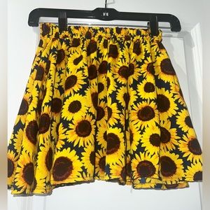 Sunflower skirt / halter top